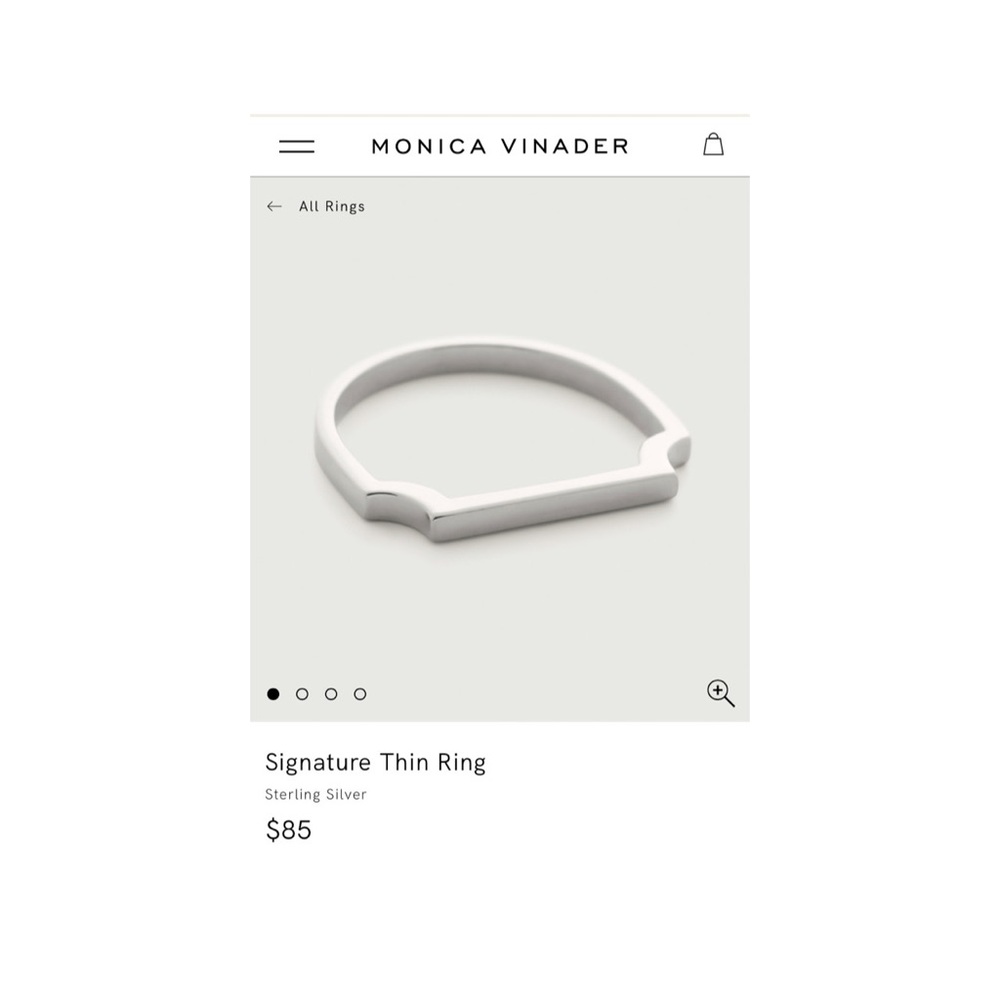 Monica Vinader Signature Ring
